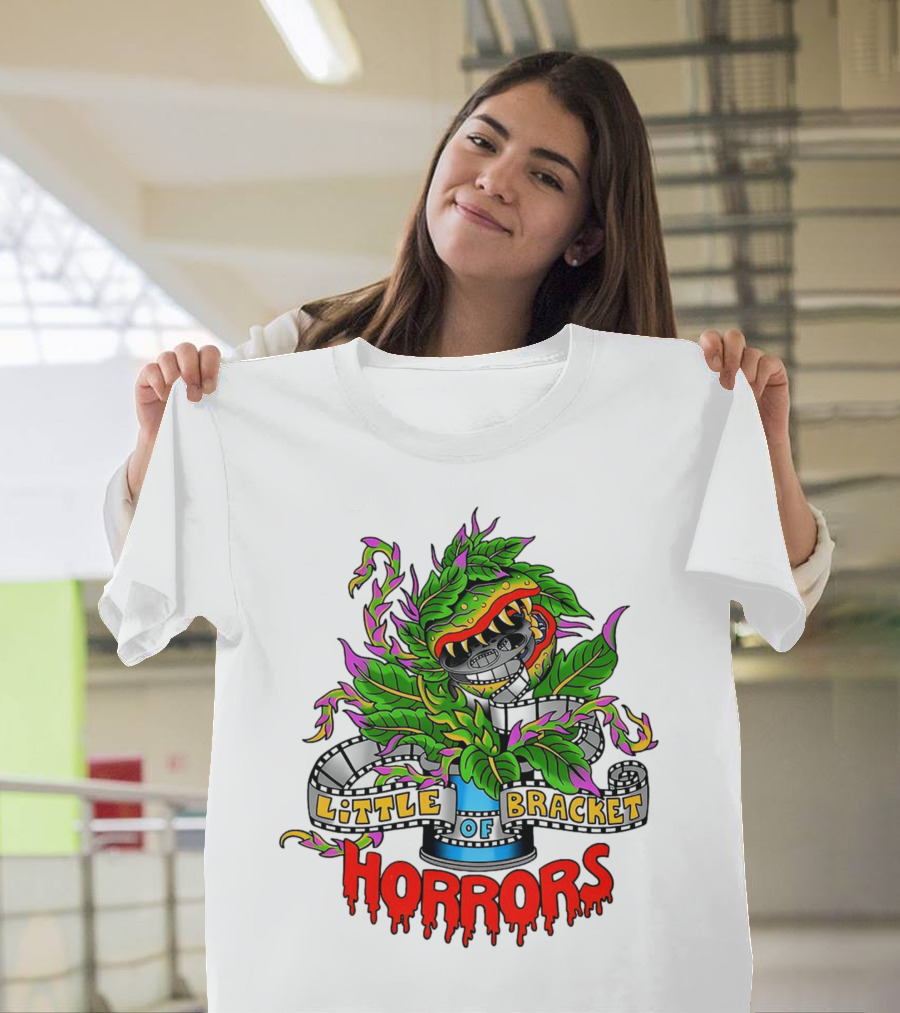 Little Bracket Of Horrors Film Reel Plant T-Shirt