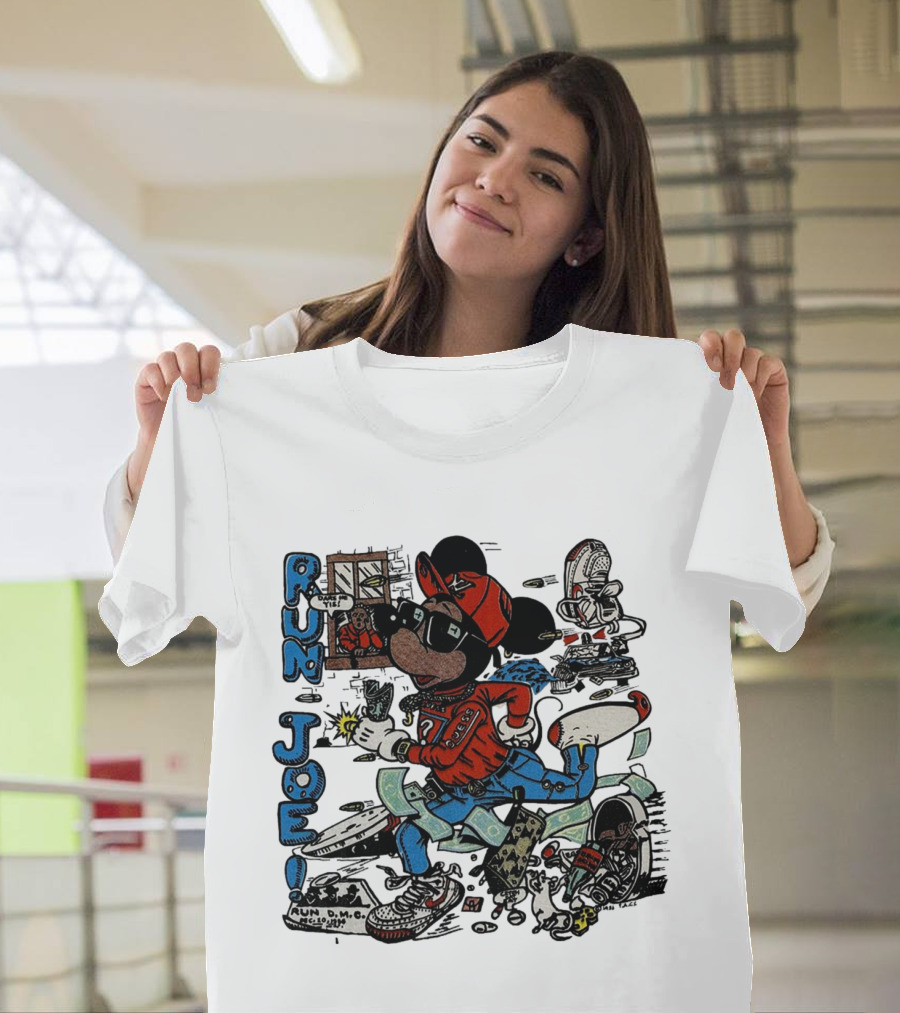 RUN JOE Run D.M.C. Mickey Mouse T-Shirt