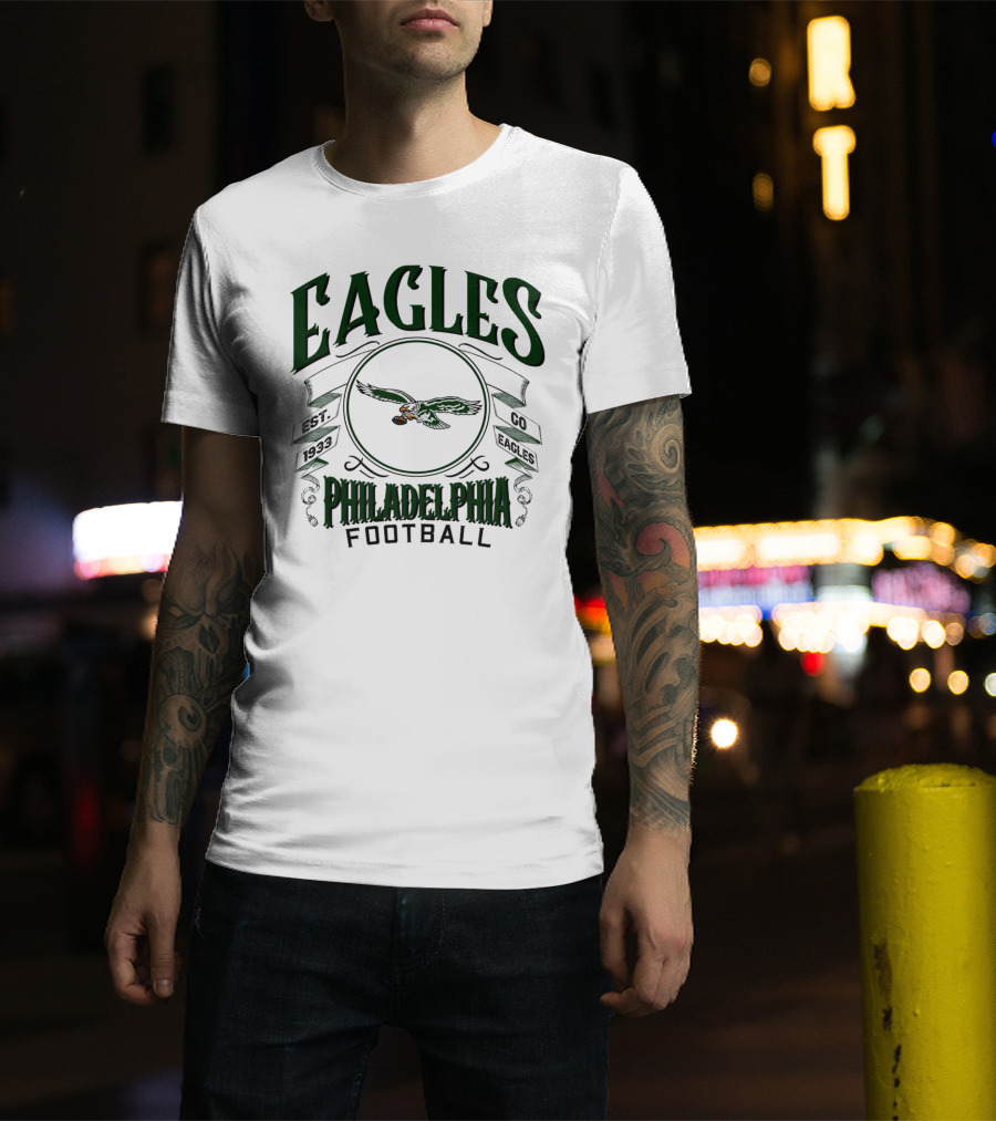 Philadelphia Eagles Football Est 1933 Go Eagles NFL T-Shirt