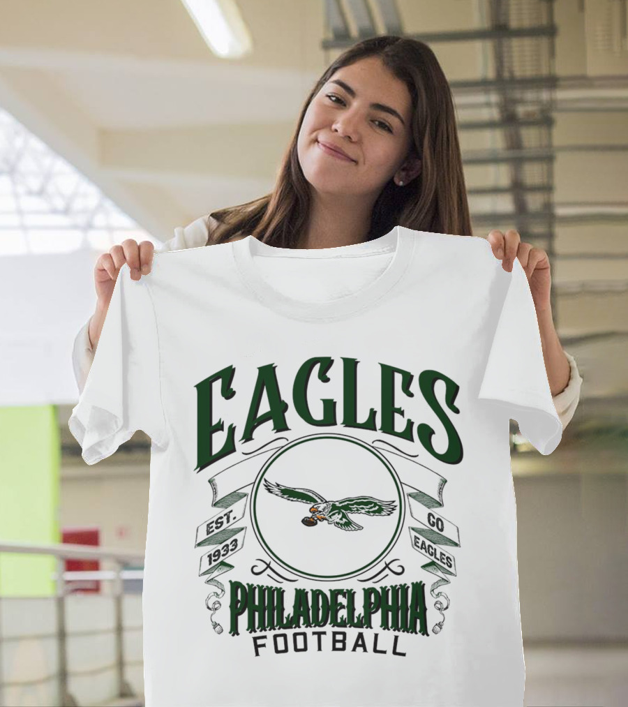 Philadelphia Eagles Football Est 1933 Go Eagles NFL T-Shirt