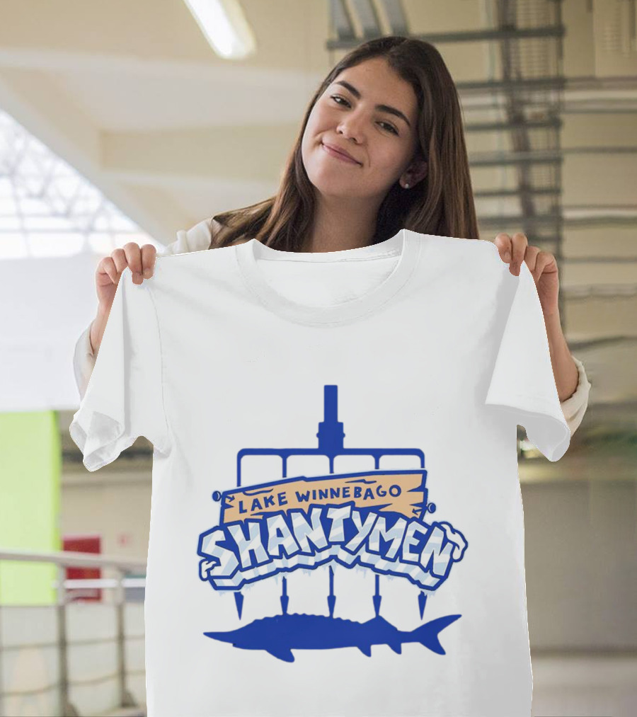 Lake Winnebago Shantymen Ice Fishing Spear T-Shirt