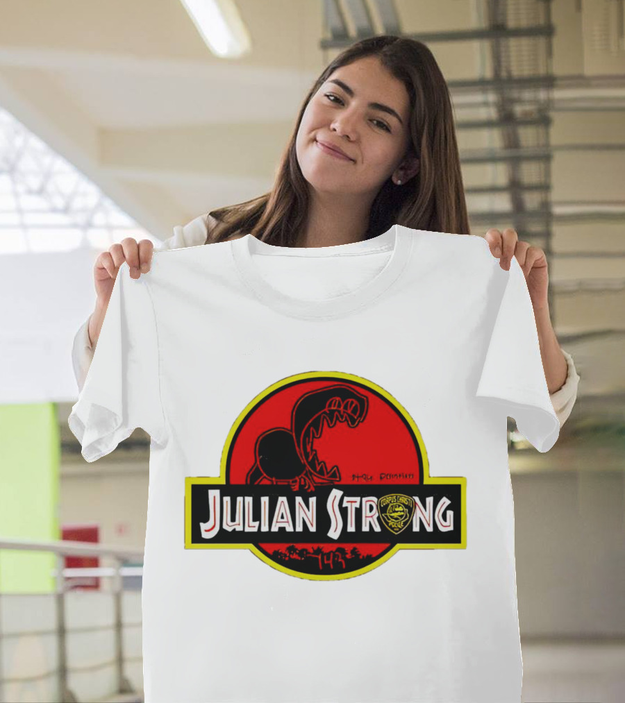 Julian Strong Fundraiser Unleash the Power of Love Dinosaur Rescue Project 143 T-Shirt