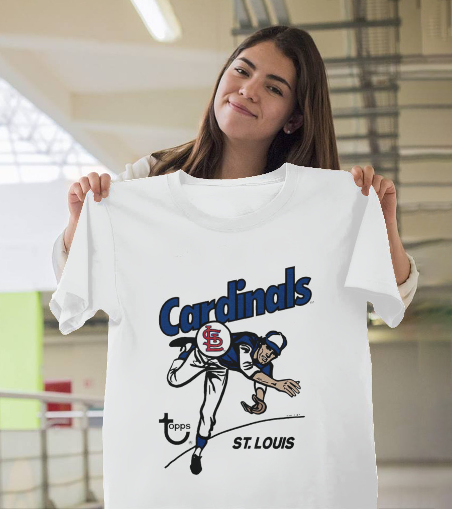 St. Louis Cardinals Topps Baseball Player T-Shirt