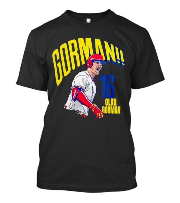 Gorman 16 Nolan Gorman St. Louis Cardinals MLBPA T-Shirt