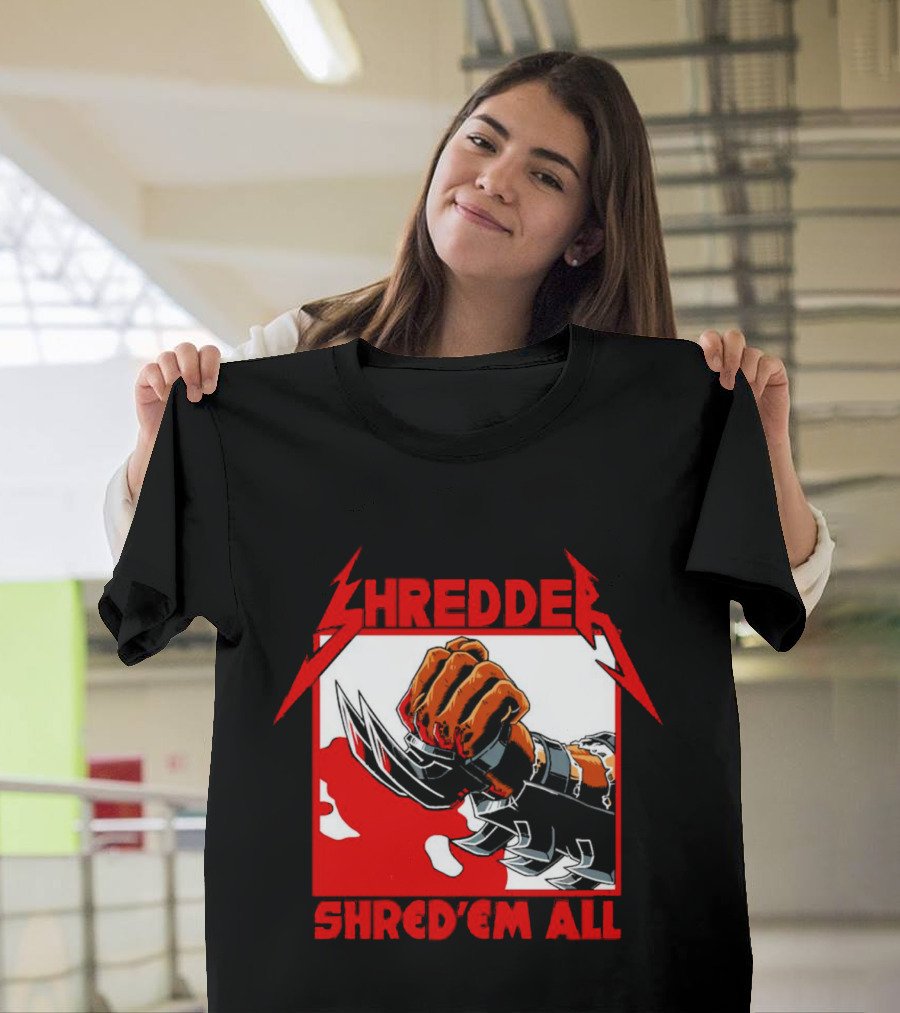Shredder Shred ‘Em All Metal Fist T-Shirt
