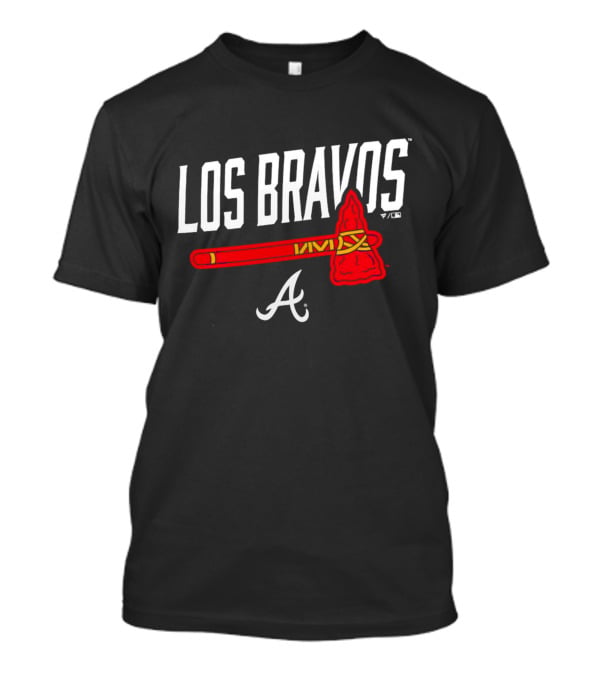 Los Bravos Atlanta Braves Axe T-Shirt