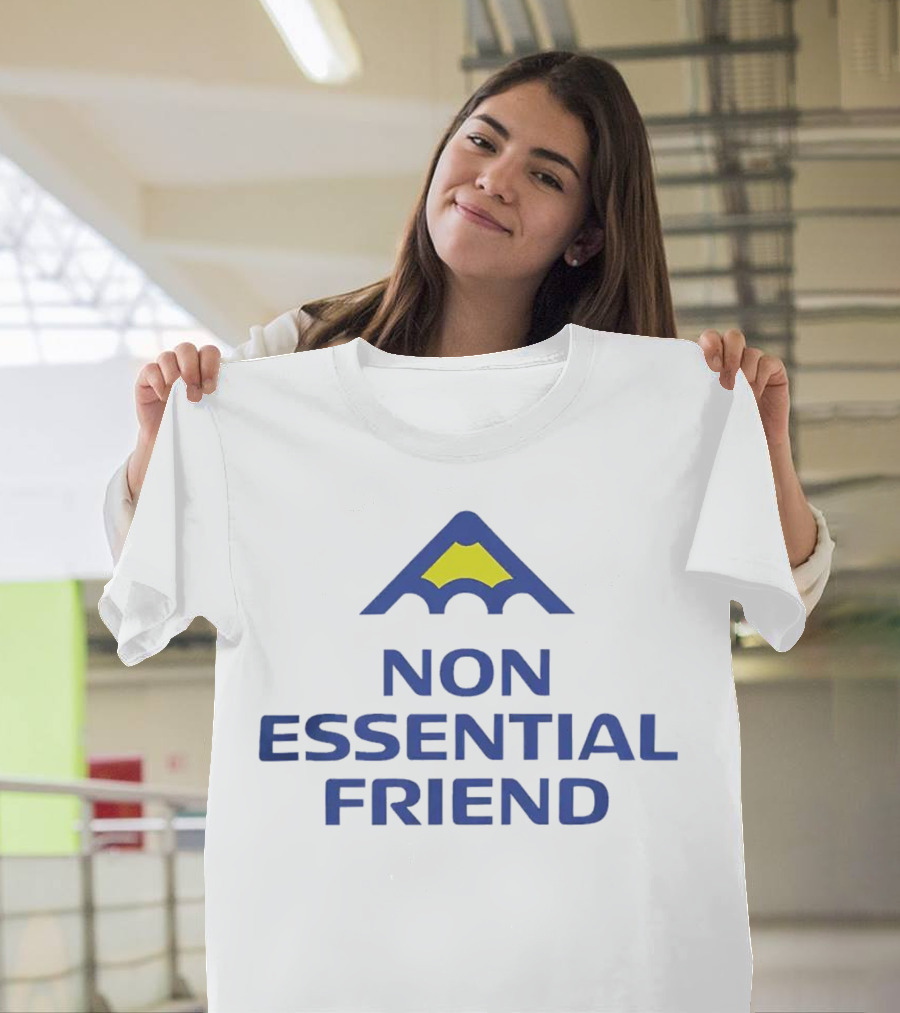 Non Essential Friend Inverted Bat T-Shirt