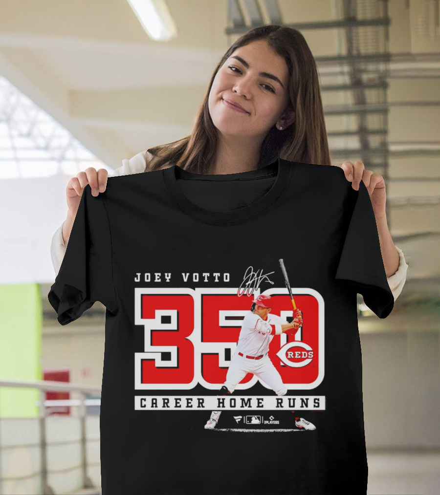 Joey Votto Reds 350 Career Home Runs Signature T-Shirt