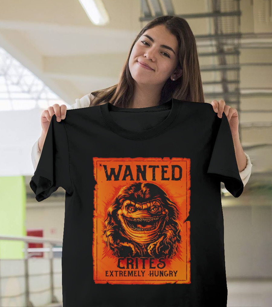 Wanted Poster for Extremely Hungry Galactic Criminals Crites T-Shirt