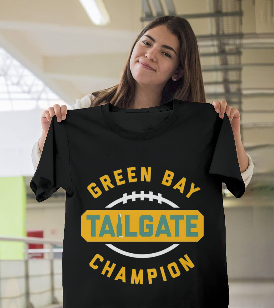 Green Bay Packers Tailgate Football Champion T-Shirt