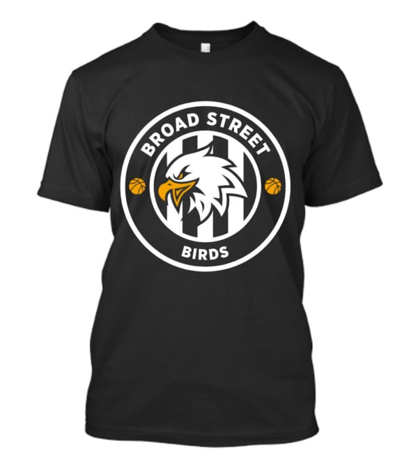 Broad Street Birds Basketball Eagle Emblem T-Shirt