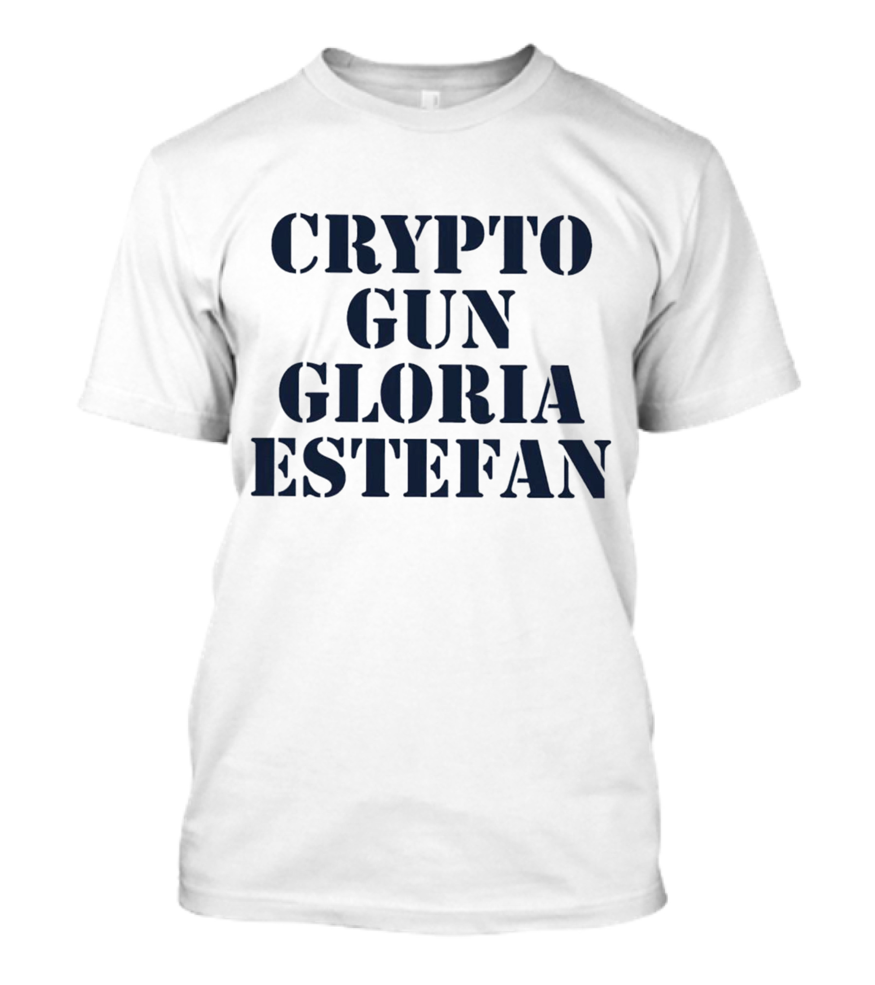 Crypto Gun Gloria Estefan T-Shirt