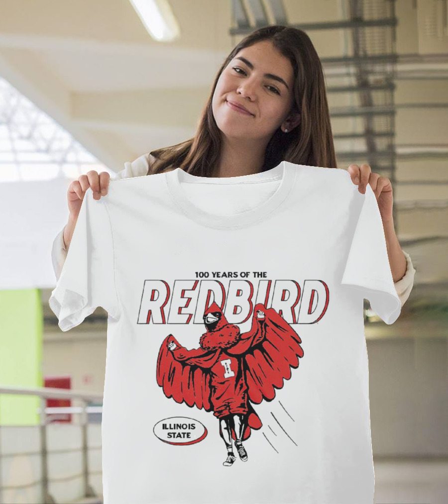 Illinois State Redbird 100 Years Of The Redbird T-Shirt