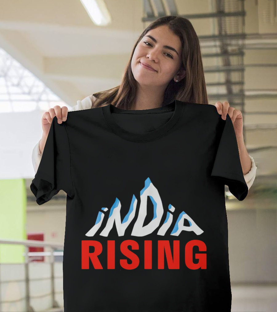 India Rising Mountain Peaks Alps T-Shirt