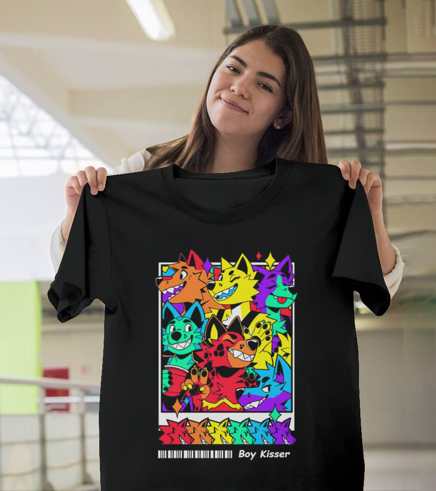 New Leaked Colorful Boy Kisser Fox Pack T-Shirt