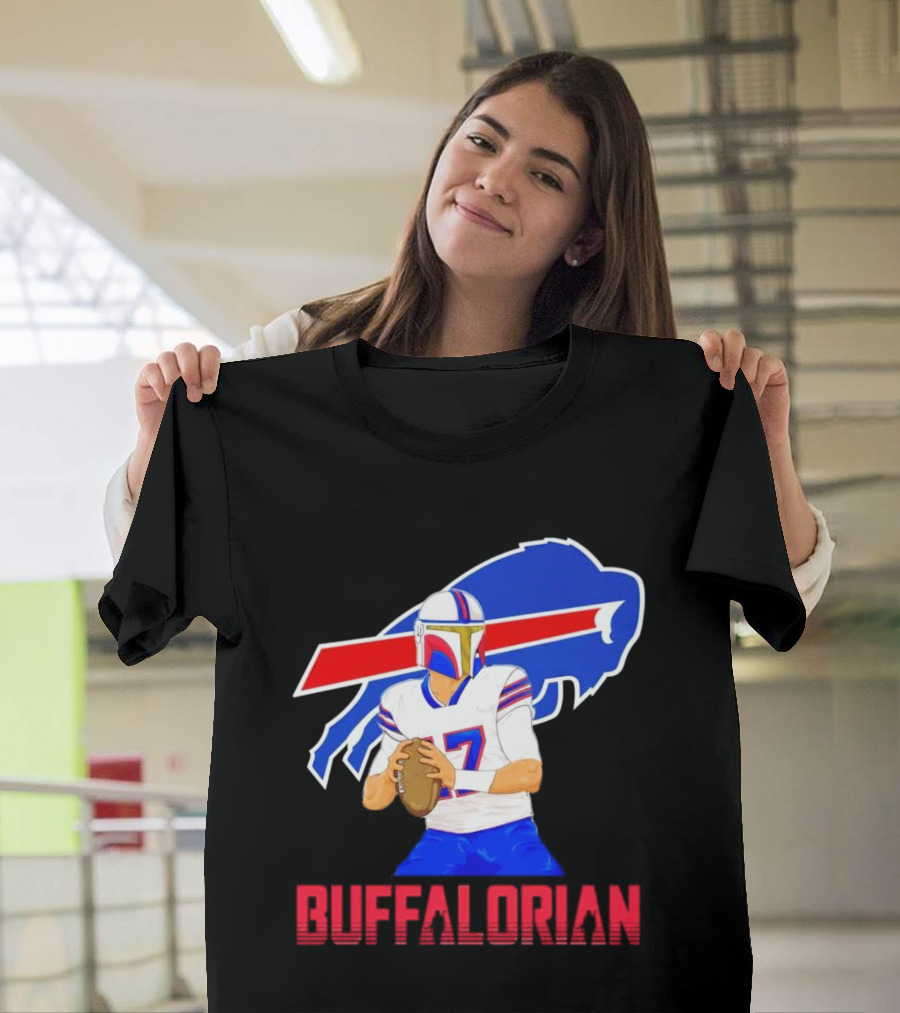 Bufflaorian Buffalo Bills Football Player With Buffalo T-Shirt