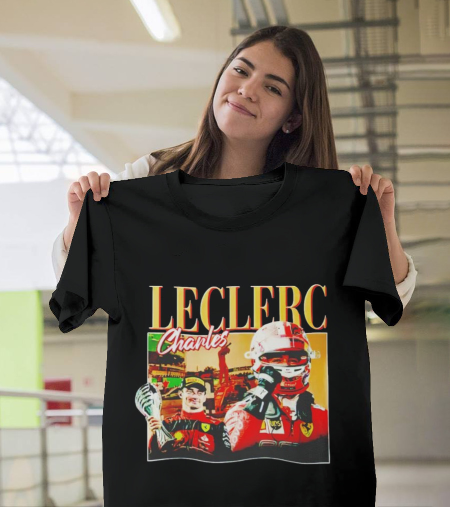 Leclerc Charles Racing Victory Celebration Legends T-Shirt
