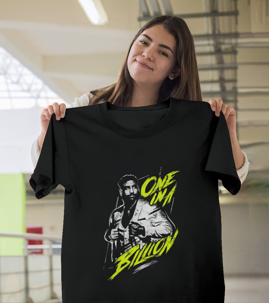 One In A Billion Satnam Singh Stylin’ Retro Vibe With Bold Neon Text T-Shirt