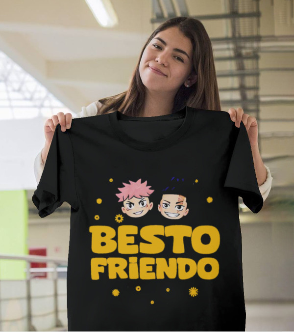 Besto Friendo Itadori Todo Jujutsu Kaisen Anime Characters Fun T-Shirt