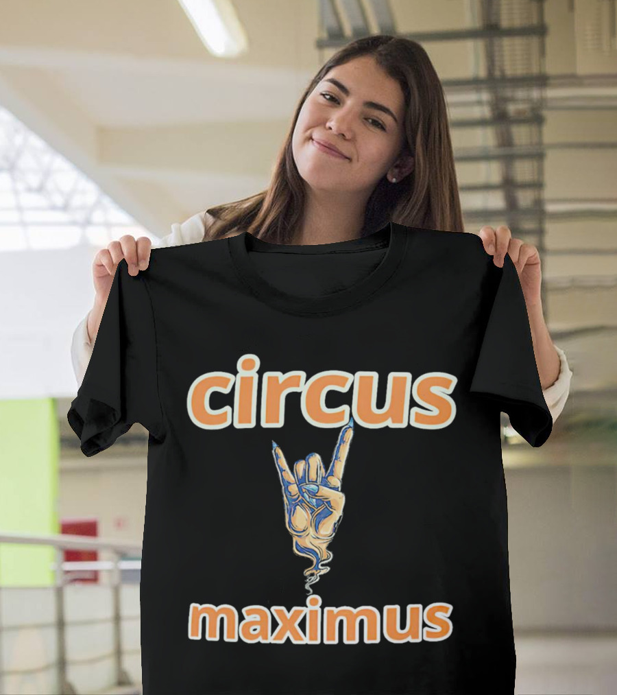 Circus Maximus Groovy Travis Scott Hand T-Shirt