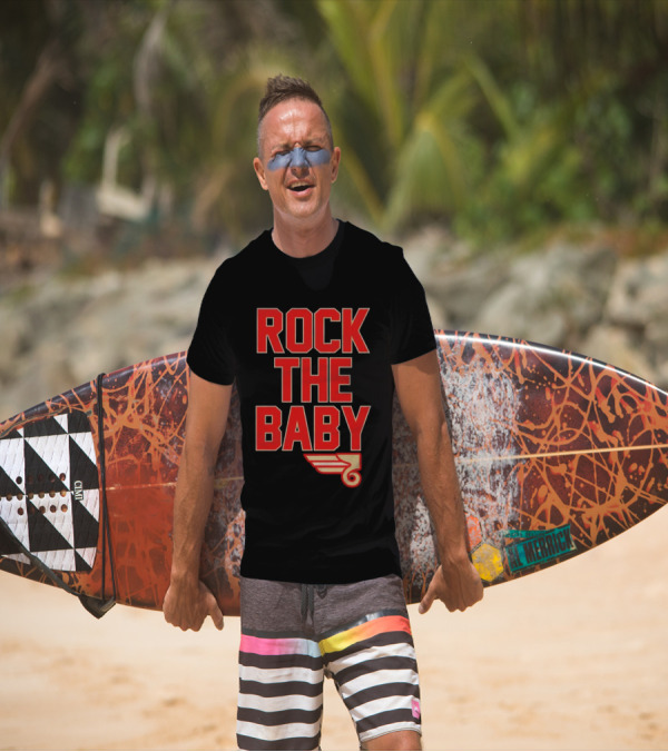 ROCK THE BABY Basketball Dunking T-Shirt