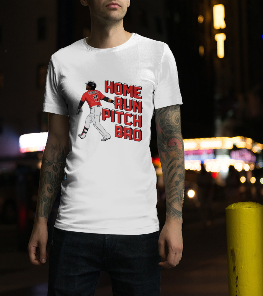 Jose Ramirez 11 Home Run Pitch Bro T-Shirt