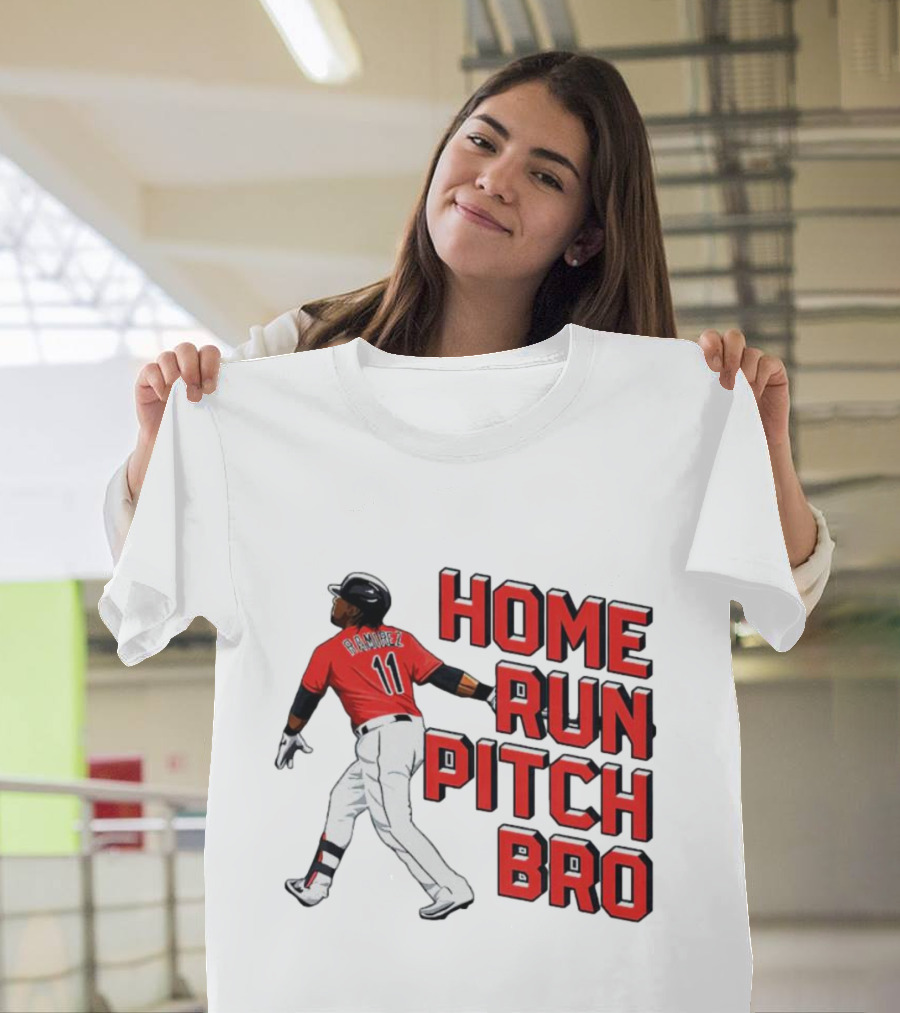 Jose Ramirez 11 Home Run Pitch Bro T-Shirt