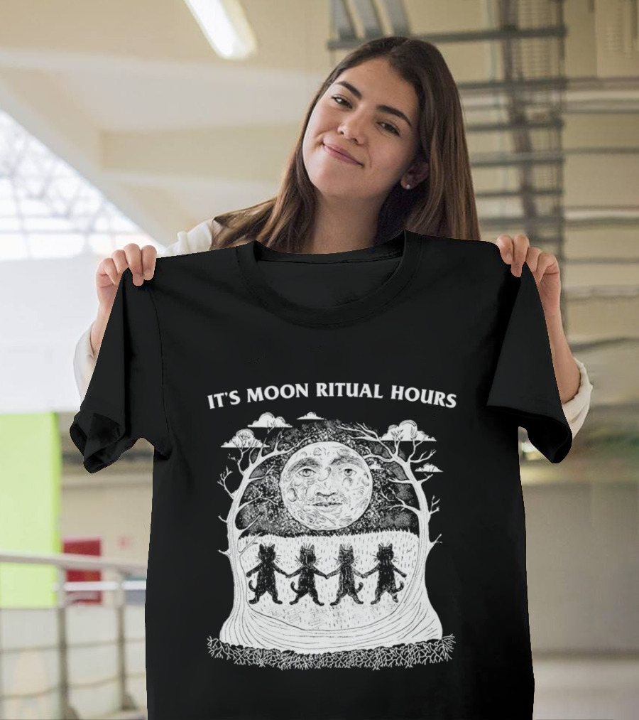 It's Moon Ritual Hours Celestial Phases And Mountains T-Shirt
