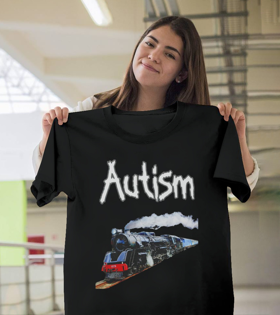 Autism Locomotive Journey 1275 Steam Engine T-Shirt