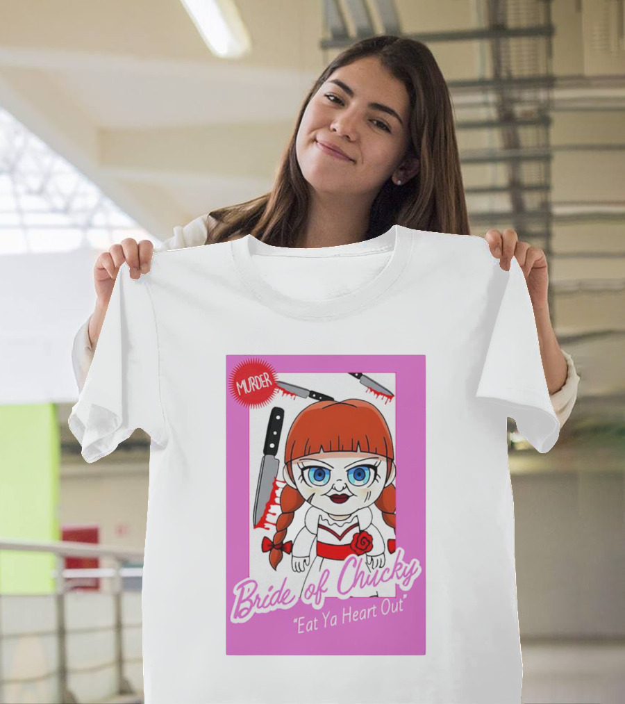 Bride of Chucky Eat Ya Heart Out Murder Knives T-Shirt