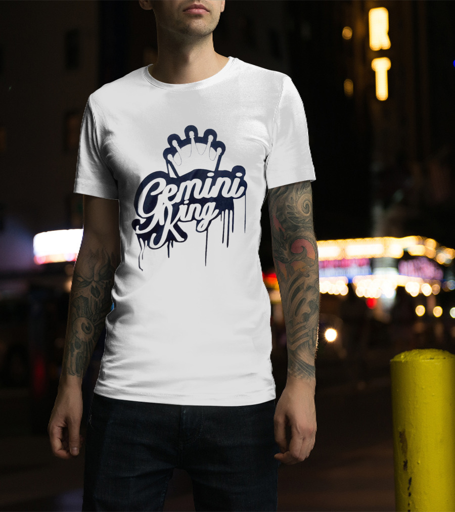 Gemini King Dripping Crown T-Shirt
