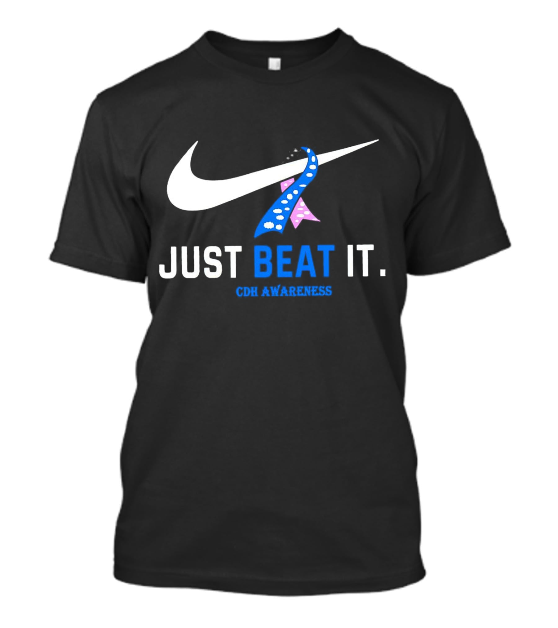 Just Beat It Cdh Awareness Ribbon T-Shirt