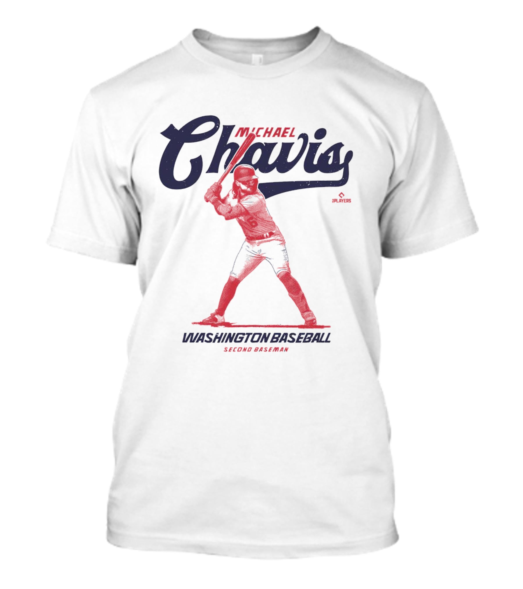 Michael Chavis Washington Baseball Second Baseman Player Vintage T-Shirt