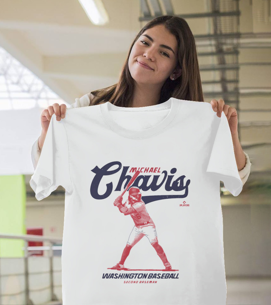 Michael Chavis Washington Baseball Second Baseman Player Vintage T-Shirt