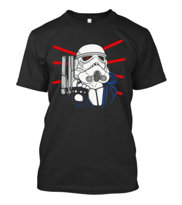 Star Wars Stormtrooper Meets The Terminator Mashup The Storminator T-Shirt