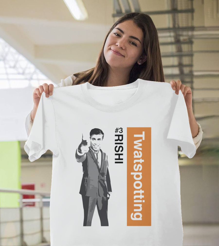 Twatspotting #3 Rishi Thumbs Up Gesture T-Shirt