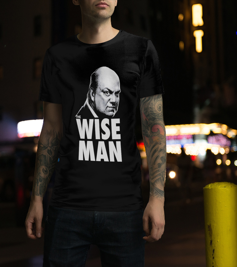 Paul Heyman The Wise Man Portrait WWE Acknowledgment T-Shirt