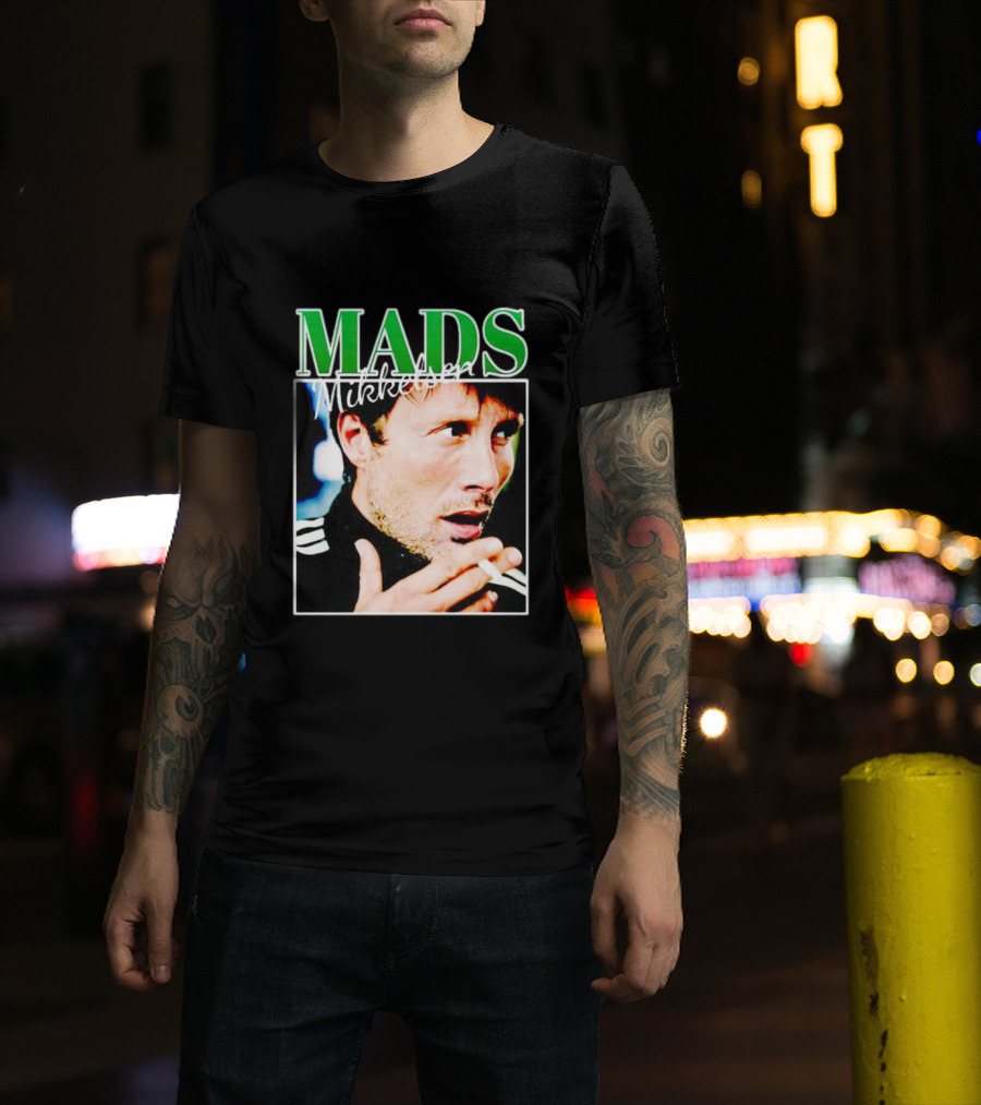 Mads Mikkelsen 90’s Vintage Style Hannibal Concept T-Shirt