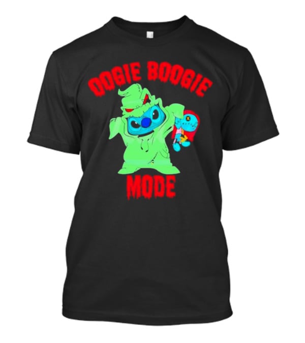 Stitch In Oogie Boogie Mode Halloween Voodoo Doll T-Shirt