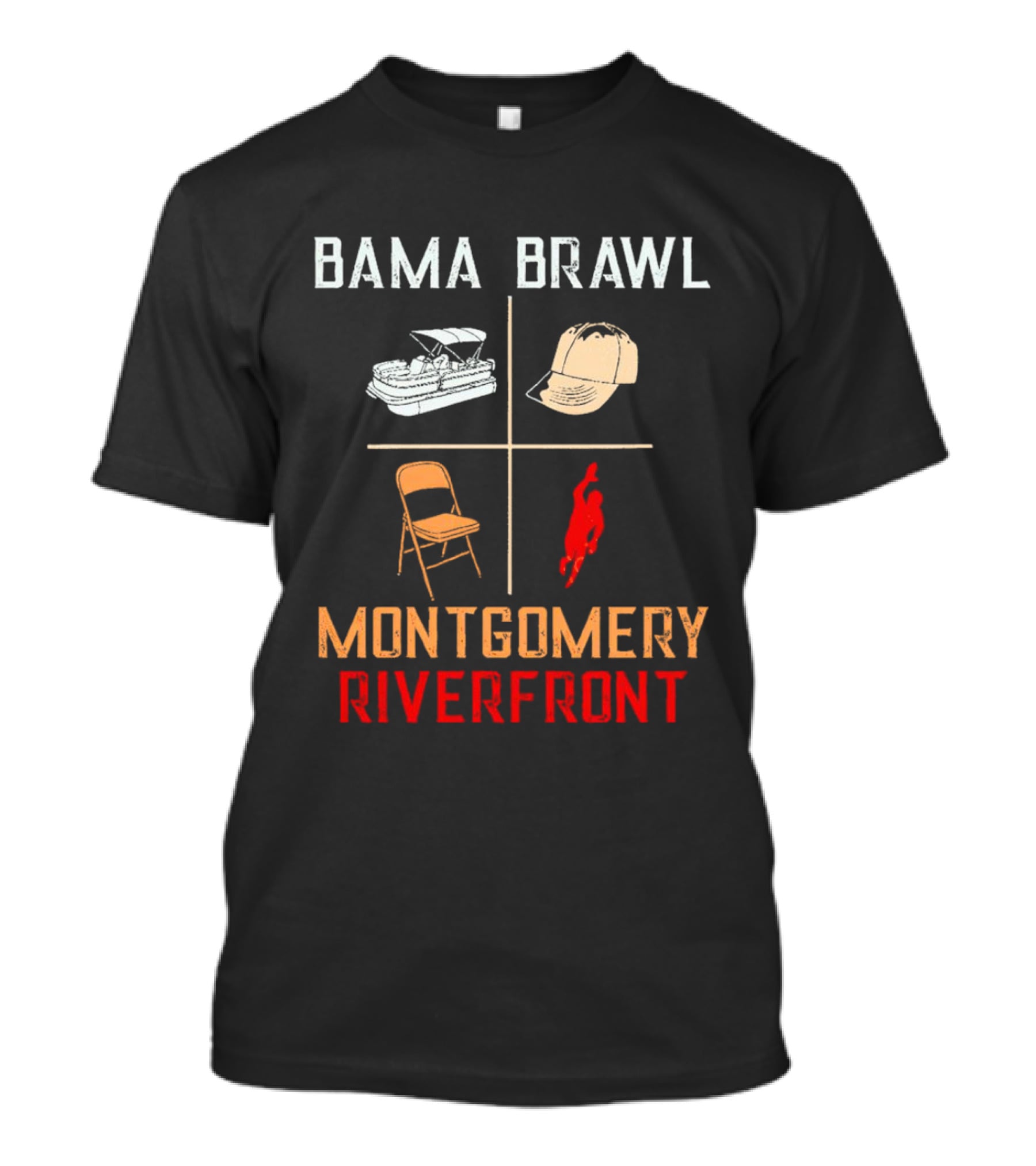 Bama Brawl Montgomery Riverfront Chair Hat Boat Jumper T-Shirt