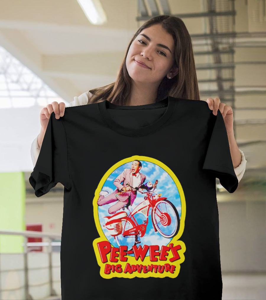 Pee Wee's Big Adventure Comedy Large Marge Bike Scene T-Shirt