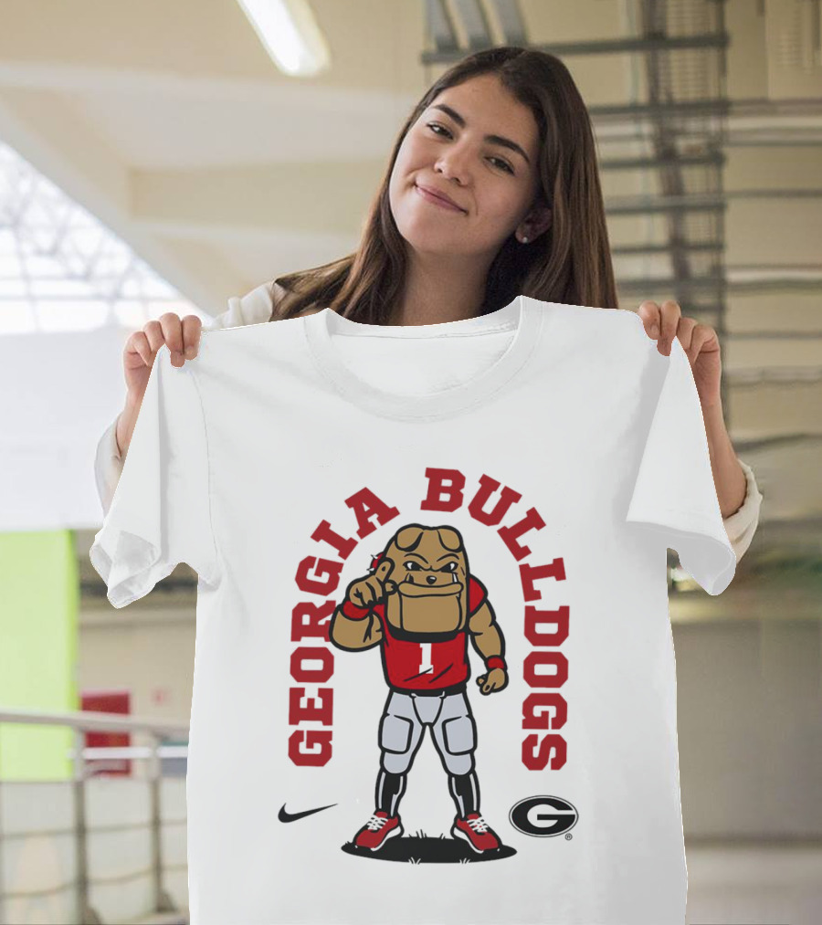Georgia Bulldogs Mascot Athletic Bulldog T-Shirt