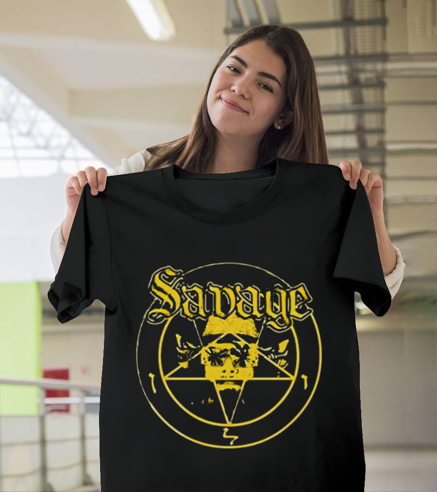Savage Macho Man Randy Savage Venom Baphomet T-Shirt