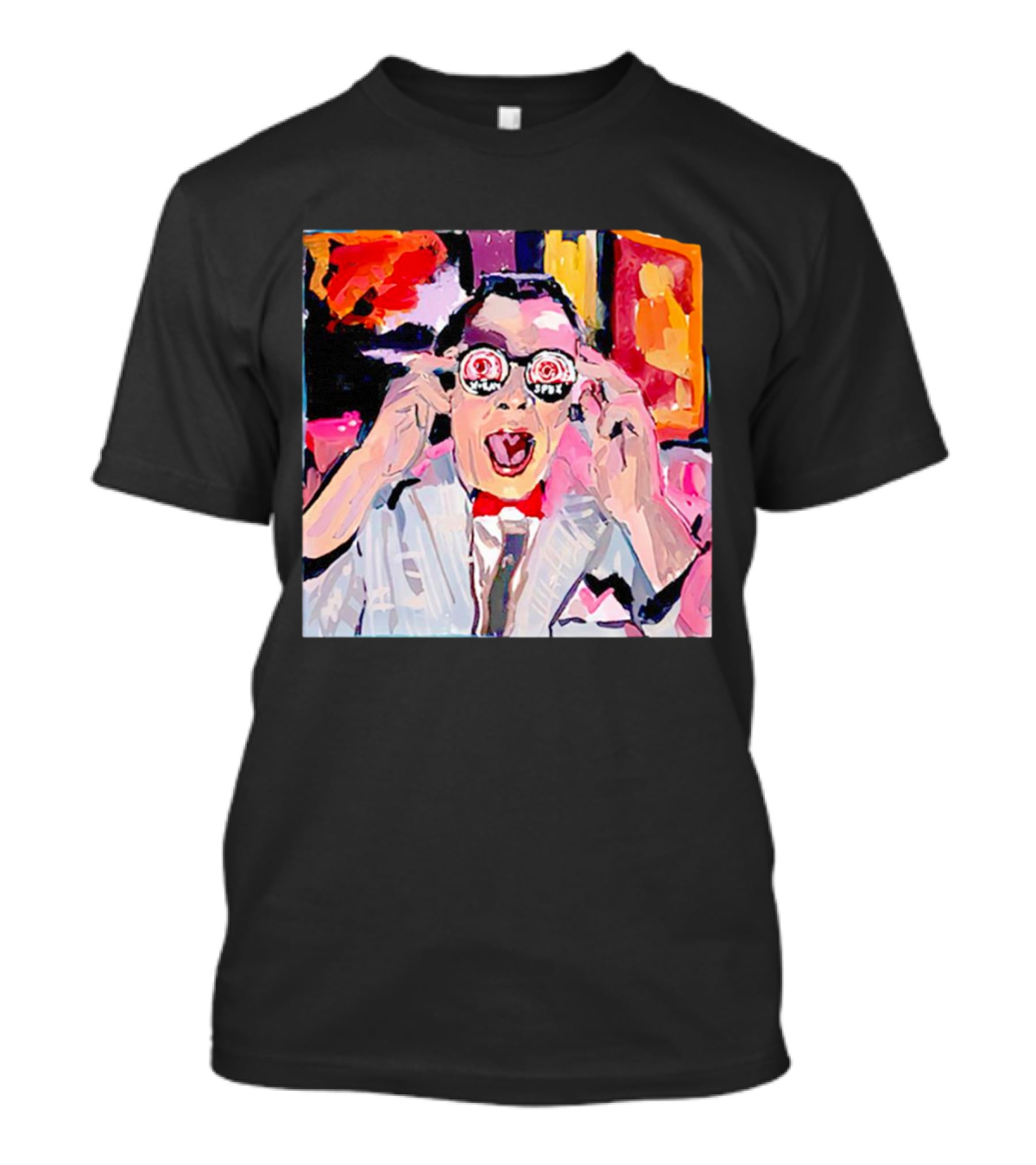 Pee Wee Herman 80s Jambi Playhouse Retro Glasses T-Shirt
