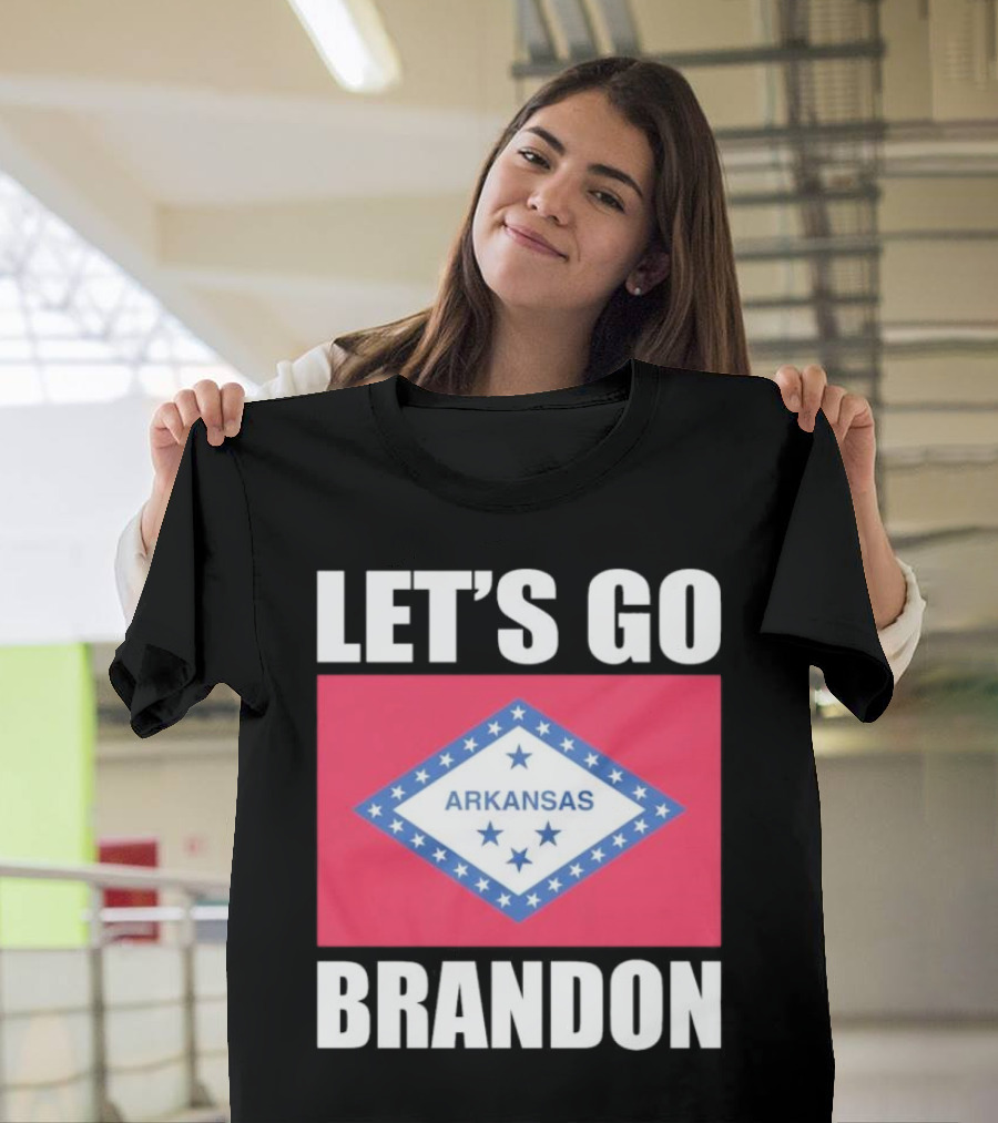 Let's Go Brandon Arkansas Flag T-Shirt