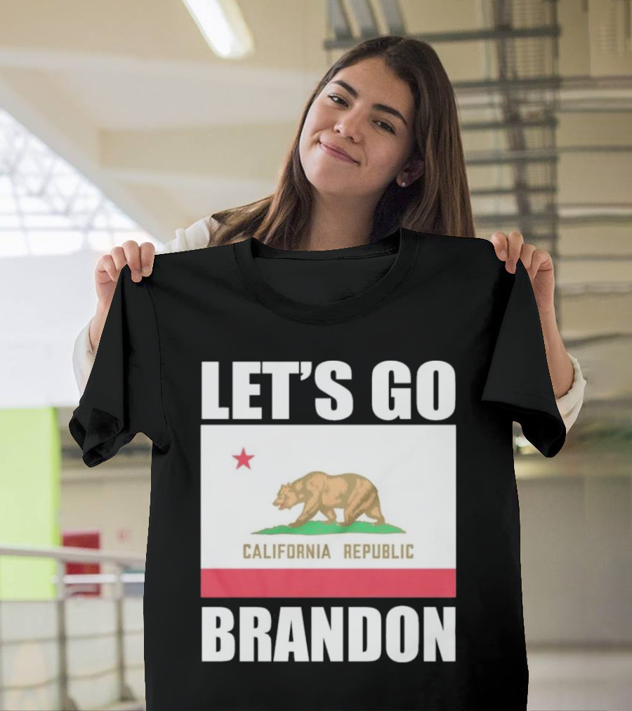 LET’S GO BRANDON CALIFORNIA REPUBLIC FLAG T-Shirt