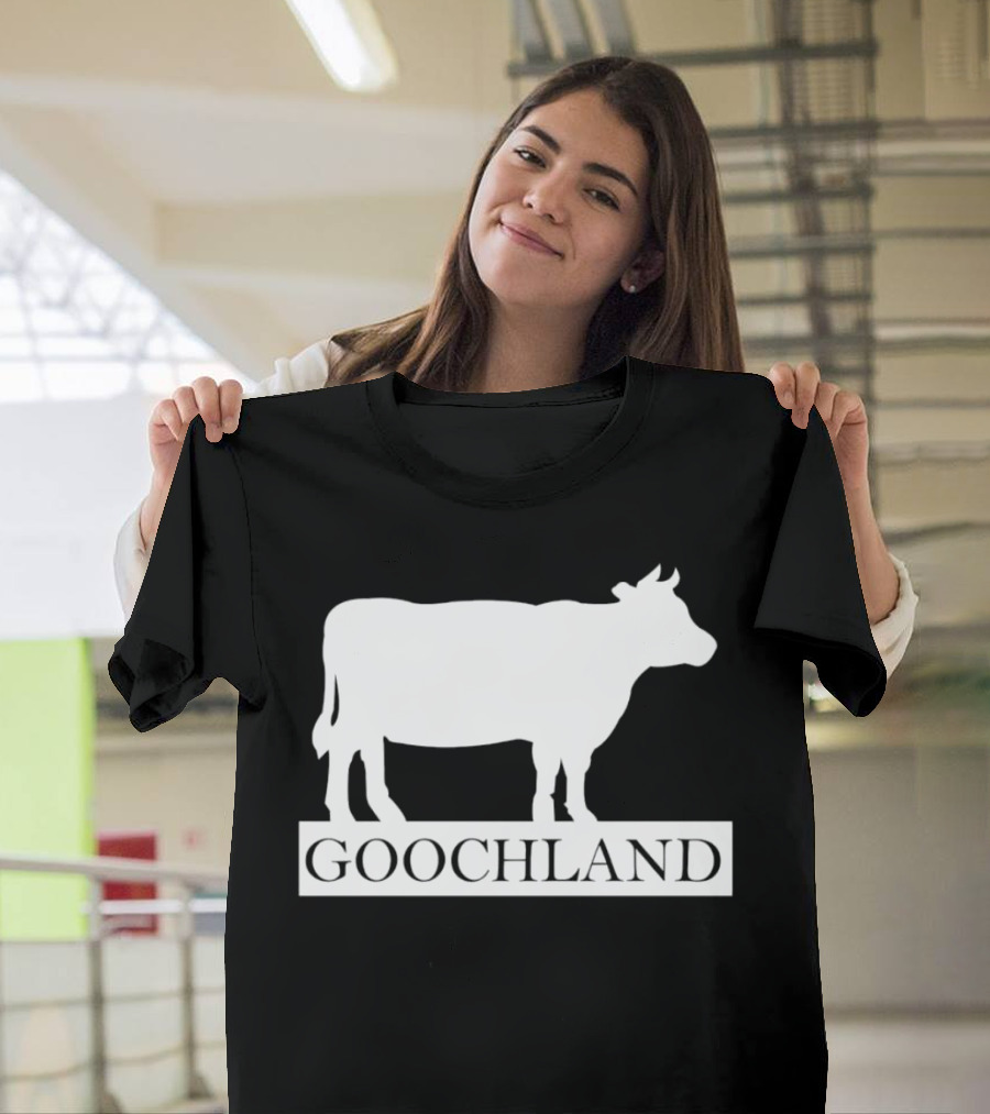 Goochland Cow Silhouette White T-Shirt