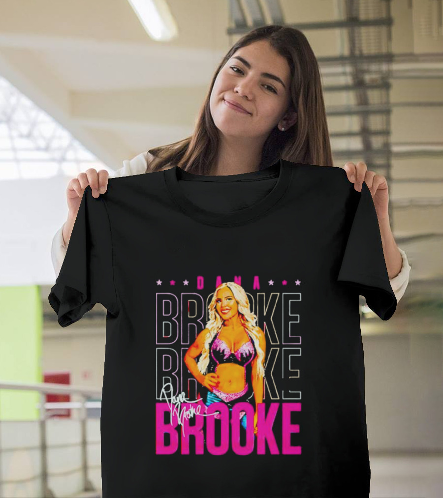 Dana Brooke Signature Name Repeat T-Shirt