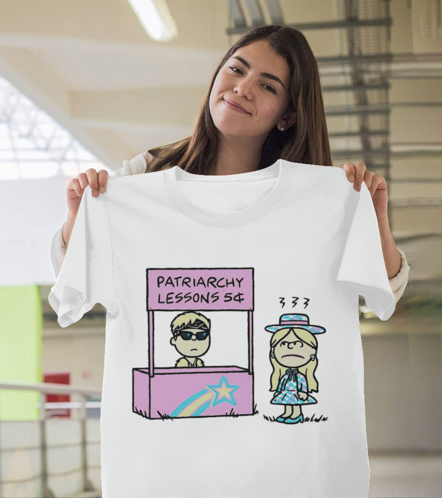 Patriarchy Lessons 5¢ Barbie Peanuts T-Shirt