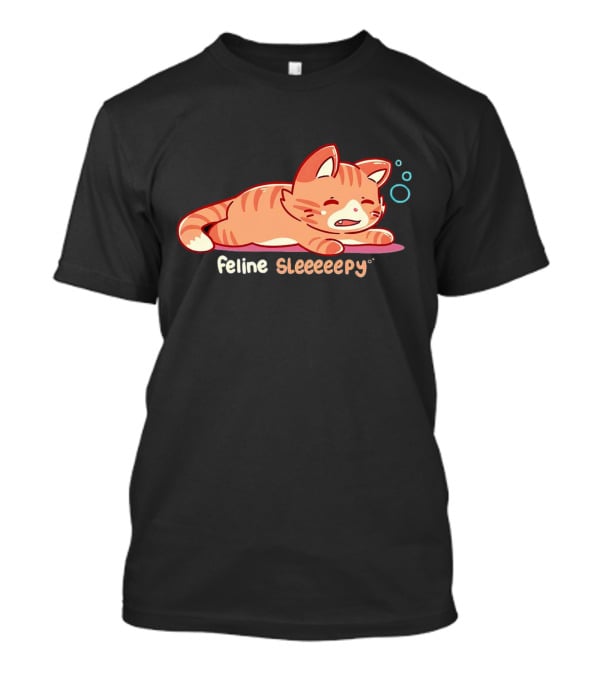 Feline Sleeeeepy Cat T-Shirt